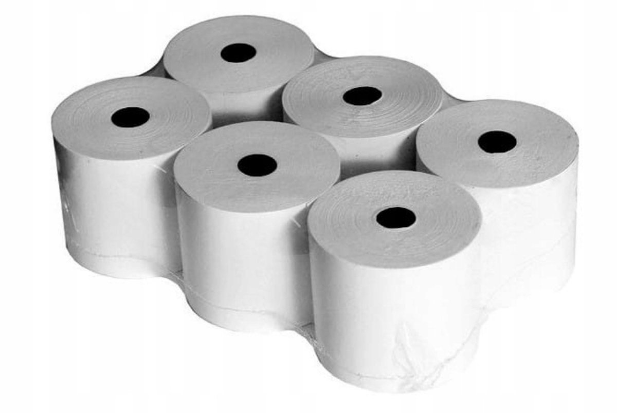 6x Thermische bonrollen 57x80mm - Hoge Kwaliteit papier