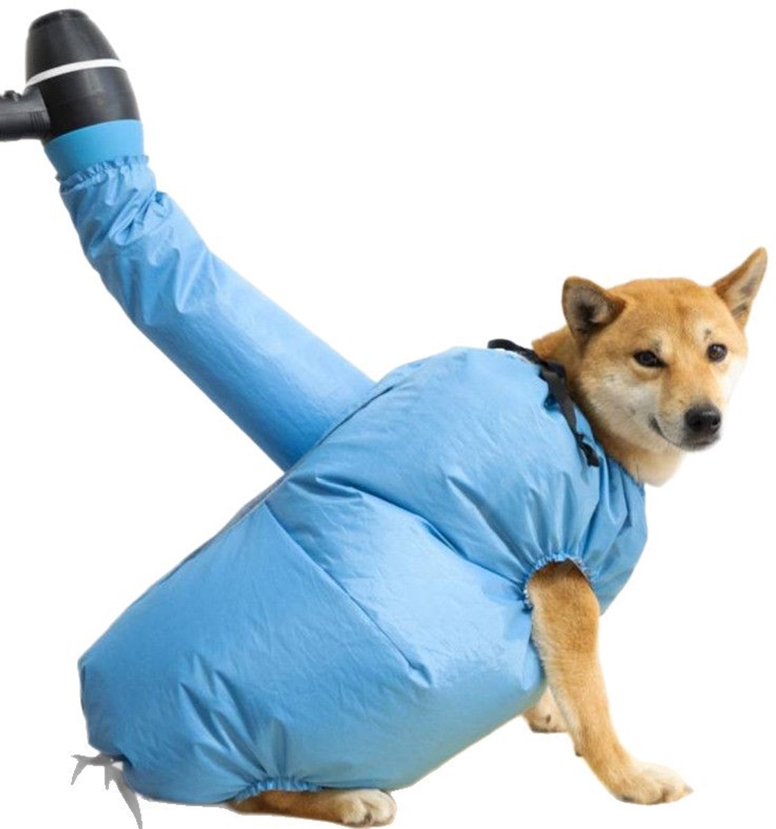 Sogiol® Hondendroogzak XL (20-30 kg) - Speciaal voor honden ontworpen droogzak - Snel - gemakkelijk en stressvrij - Blauw