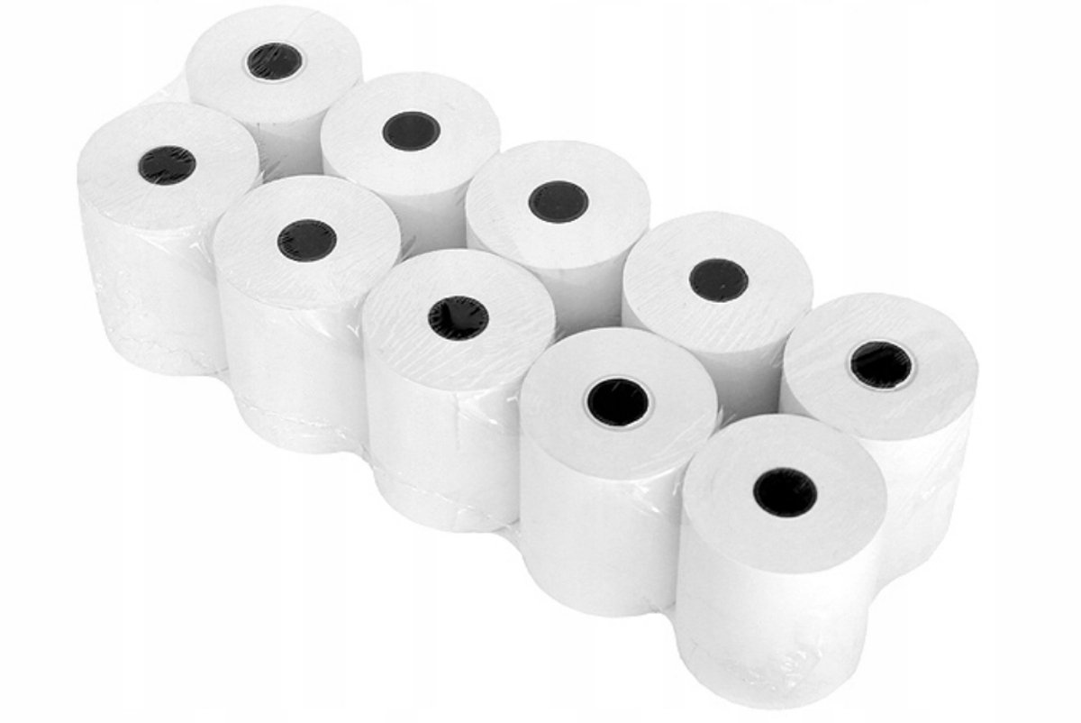 Thermische bonnenrollen 57/30 - 10 stuks - 57mm x 30m