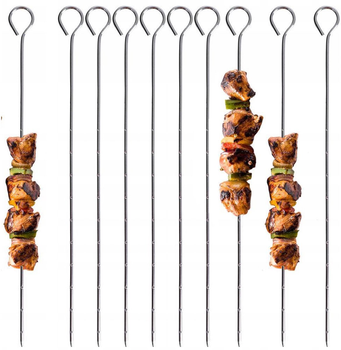 BBQ Spiesen Set - 10 stuks, 35 cm - Roestvrij Staal