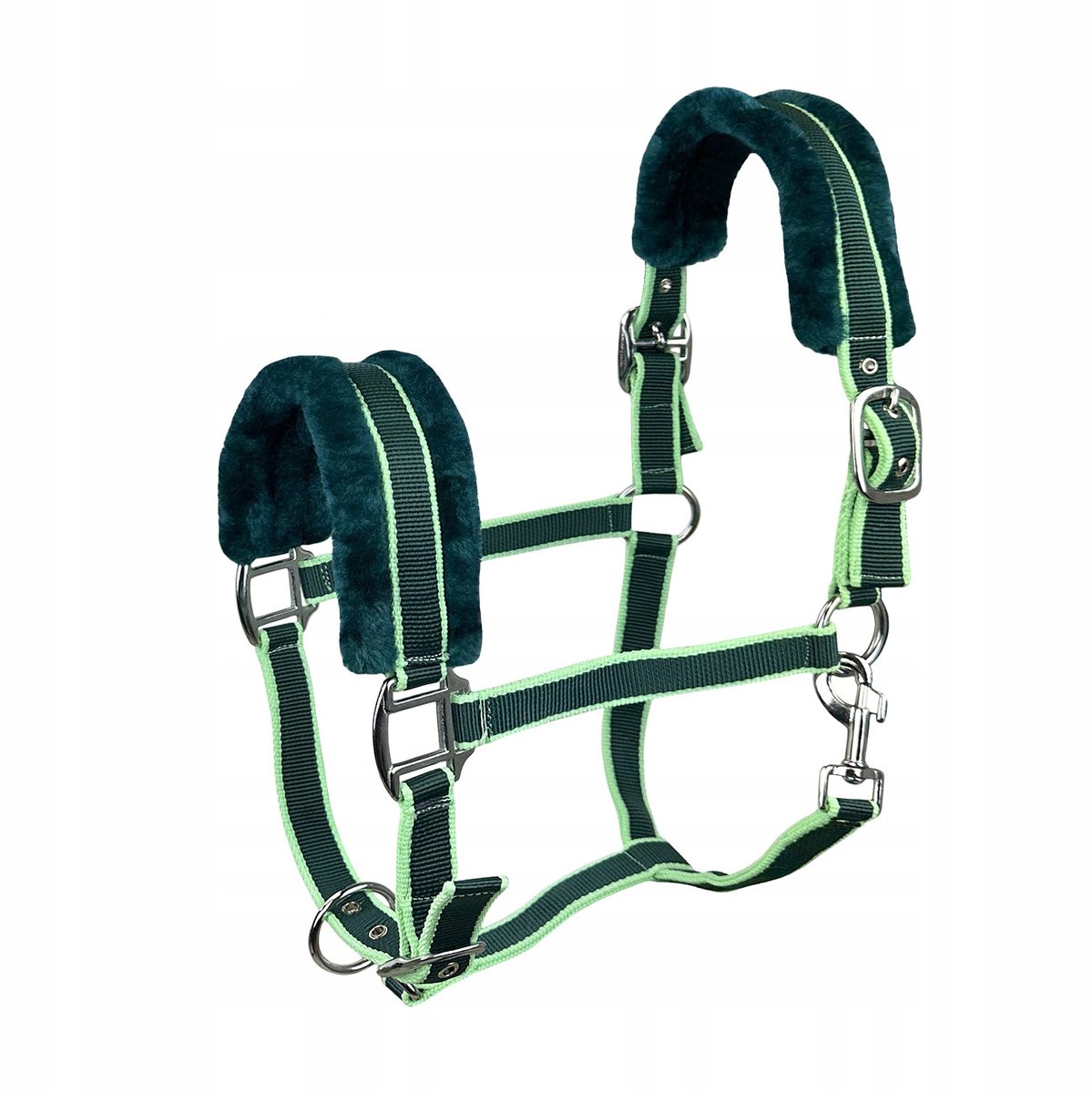 York Benny Groen Halster Pony - Sterk en comfortabel