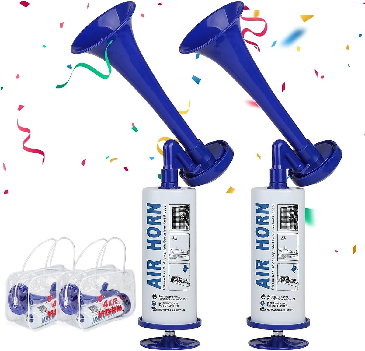 Manual Air Horn, Handheld Air Horn, Very Loud Air Horn, Stadium, Loud, Horn Trumpet, Party, Horn, Air Horn, Crackmaker - ShopVlot