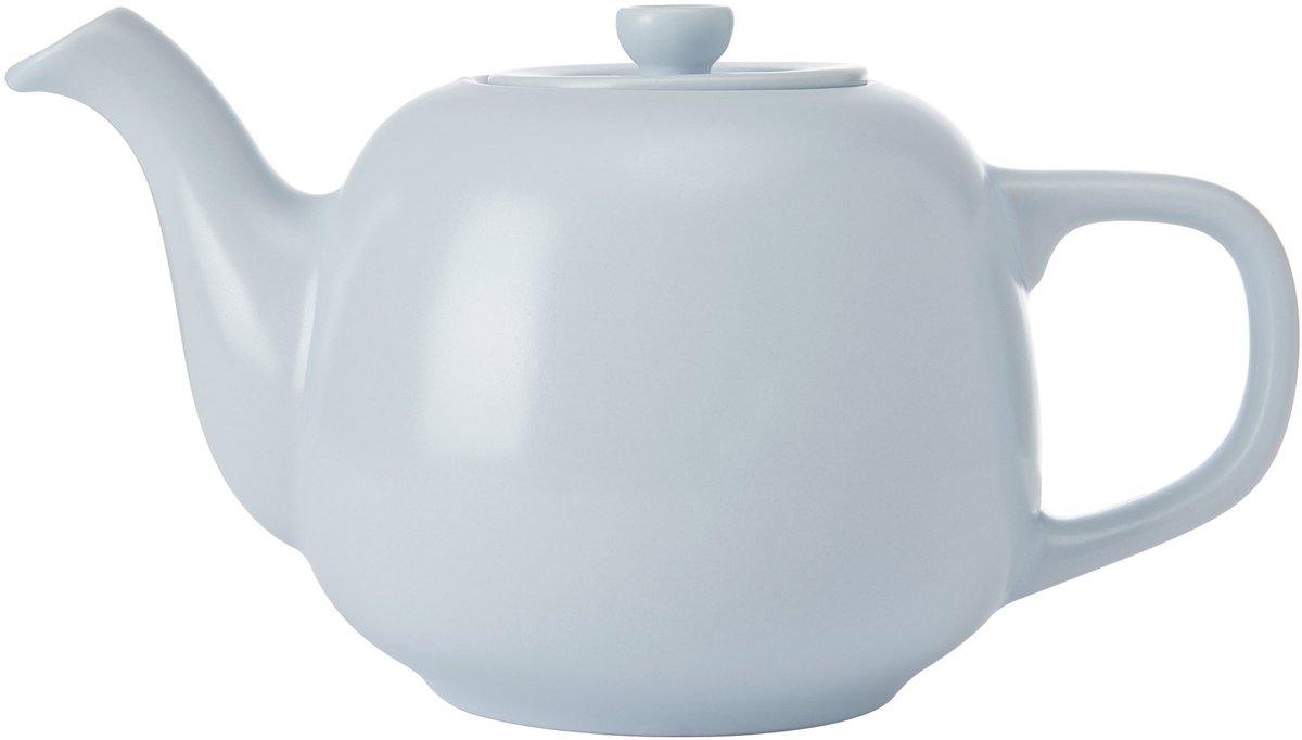 La Cafetière - Theepot - Keramiek - Hemelsblauw - 2 Kops - Druppelvrije Tuit