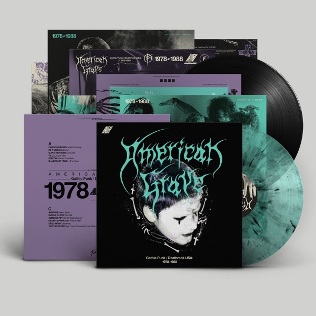 Various Artists - American Grave: Gothic Punk & Death Rock USA 1978-1988 (2 LP)