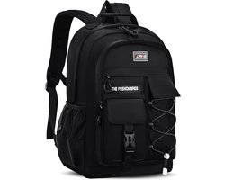 Schoolrugzak Jongens 27L – Waterafstotend met Laptopvak 15,6 inch | Grote Rugzak voor Middelbare School | Casual & Duurzaam