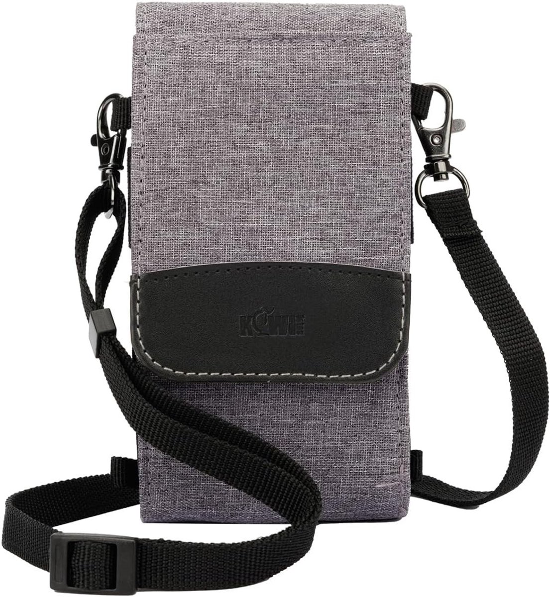 Mobiele Telefoon Tas - Grijs - Dubbellaags - Polyester - Voor Mannen en Vrouwen