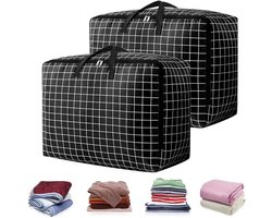 LANSKYLAN Set of 2 Bedding Bags Storage Bedding Bag On The Go With Zipper Bed Storage Bag - ShopVlot