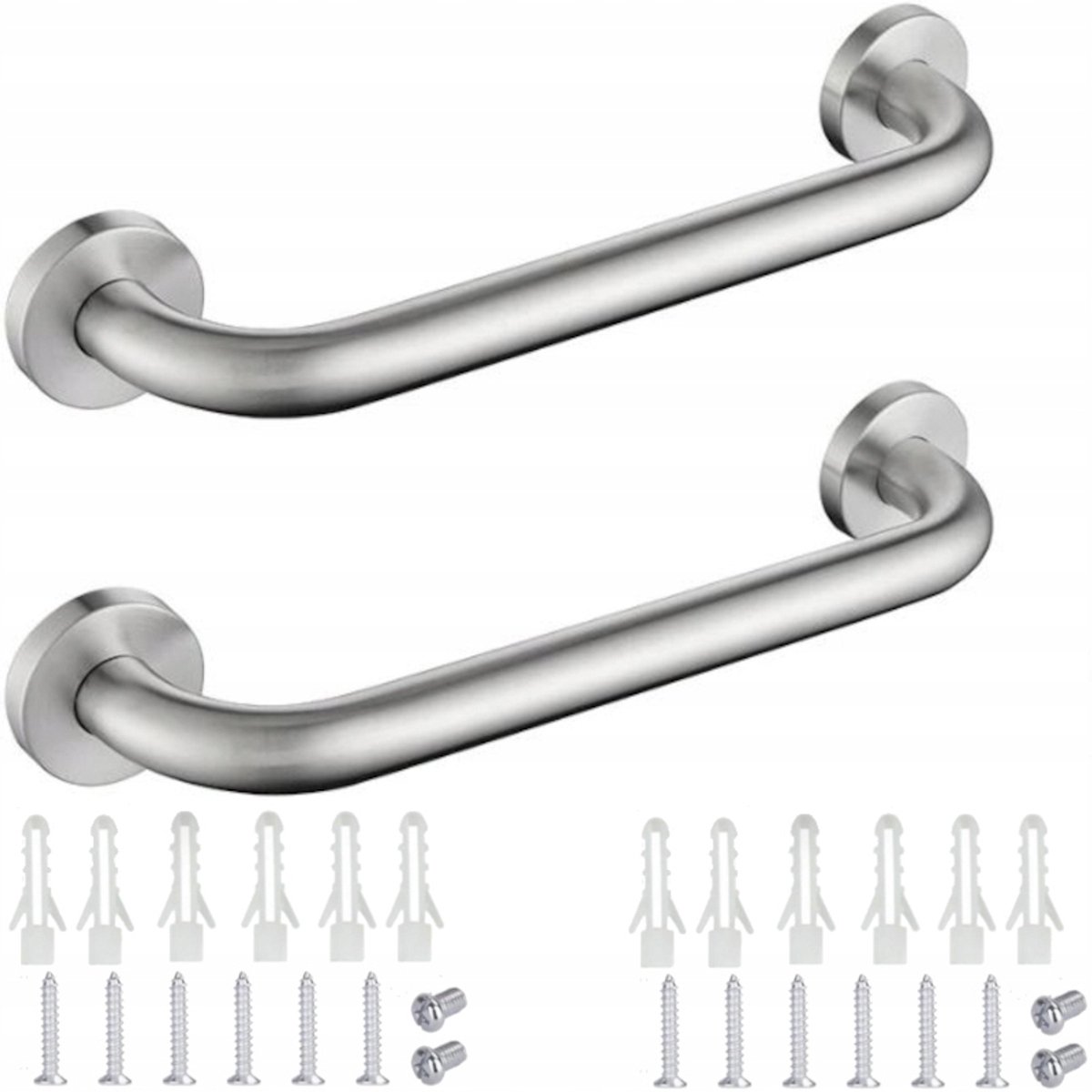2x RVS Badgreep - 25x275mm - Inclusief Montagemateriaal