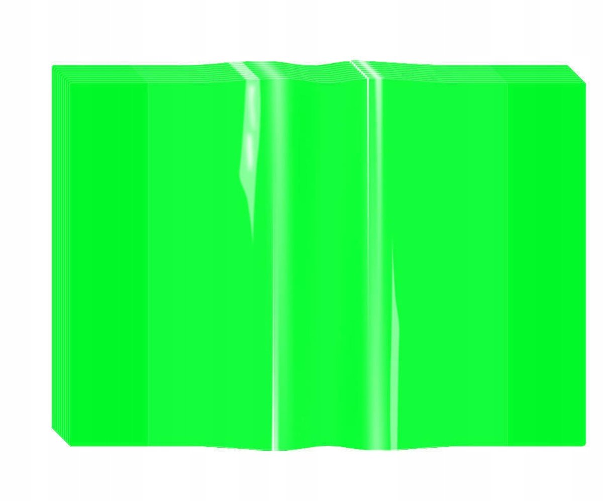 Neon Groen A4 PVC Kristal Transparant Hoezen - 10 stuks
