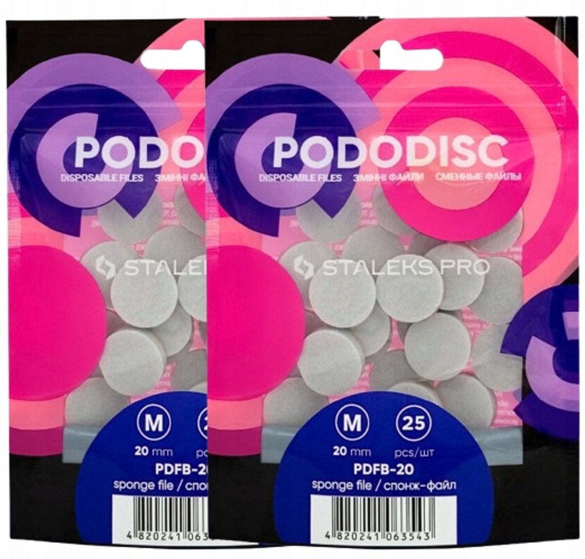 Staleks Pododisc M Vervangbare Polijstschijven (50 stuks)