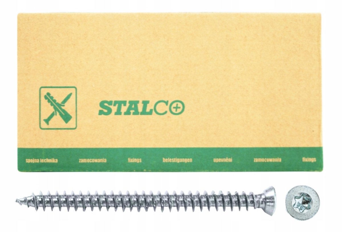 Stalco Oersterke Kozijn Schroeven 7,5x72mm - 10 Stuks