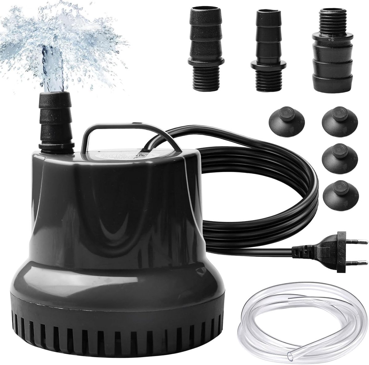 Mini-waterpomp - Zwart - 45 W - Sterke Dompelpomp voor Vijver, Aquarium en Fontein