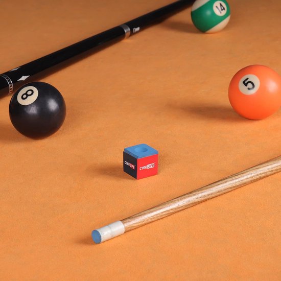 Biljartkrijt Blauw - 6 Stuks - Krijt voor Biljartkeu - Pooltafel Accessoires voor Biljart en Pool — afbeelding 3