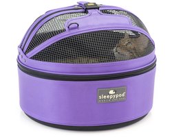 Sleepypod Mobile Pet Bed 3-in-1 - True Violet - draagtas - autostoel - huisdierenbed