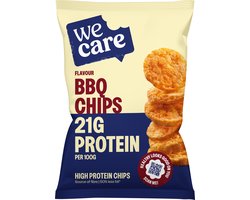 WeCare High Protein - Chips - BBQ - 10 x 60 g