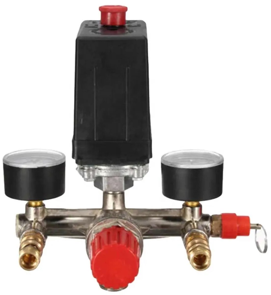 Onderdelen voor persluchtcompressoren - 220V - 175PSI - Drukschakelaars, drukregelaars en regelkleppen voor persluchtcompressoren - inclusief montagebeugels - Universeel type