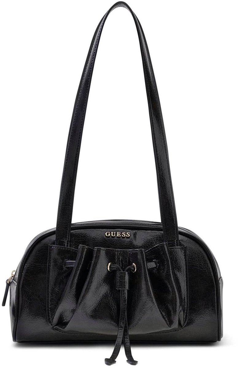 GUESS schoudertas handtas Theodora Shoulder Satchel Black zwart