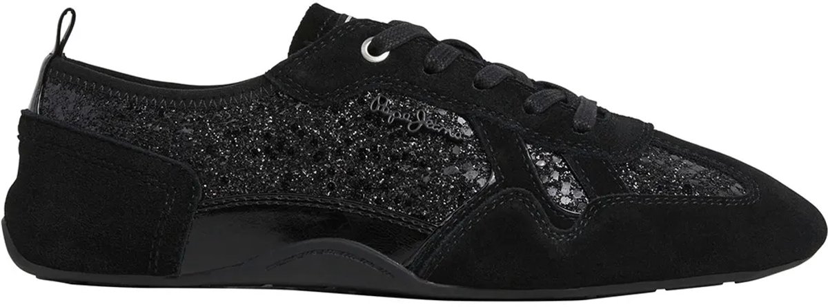 Pepe Jeans Noa Glitter Schoenen Zwart EU 36 Vrouw