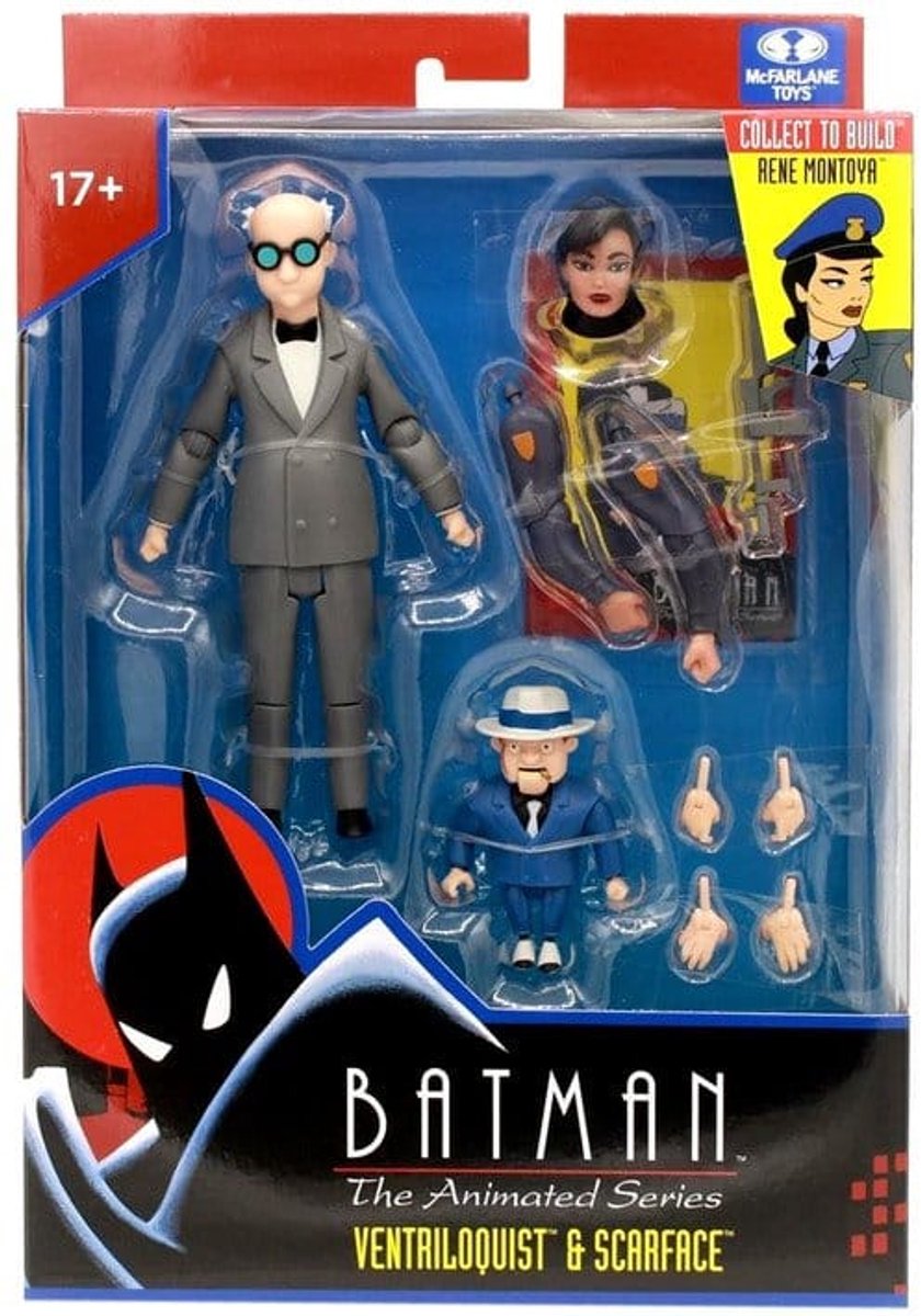 Batman: The Animated Series DC Direct Build-A Figure Action Figure Ventriloquist & Scarface 15 cm