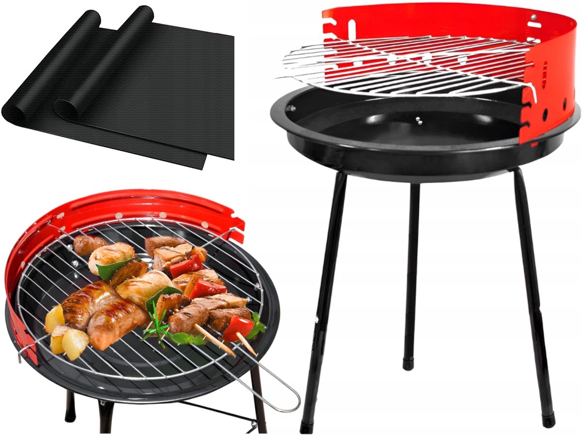 Draagbare Koolgrill voor Picknick - Duurzaam & Compact