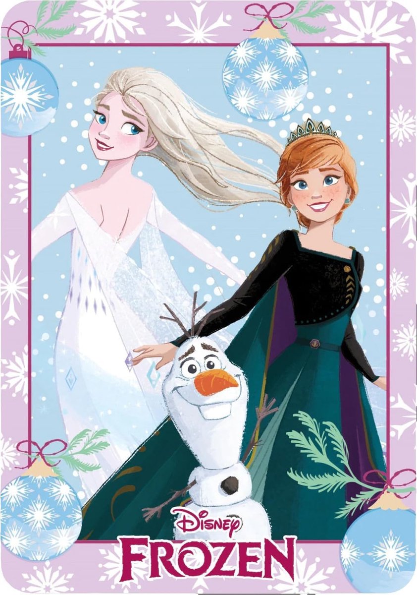 ILS I LOVE SHOPPING Soft and Warm Blanket 100 x 140 cm for Children, Fleece with Print (Frozen) - ShopVlot