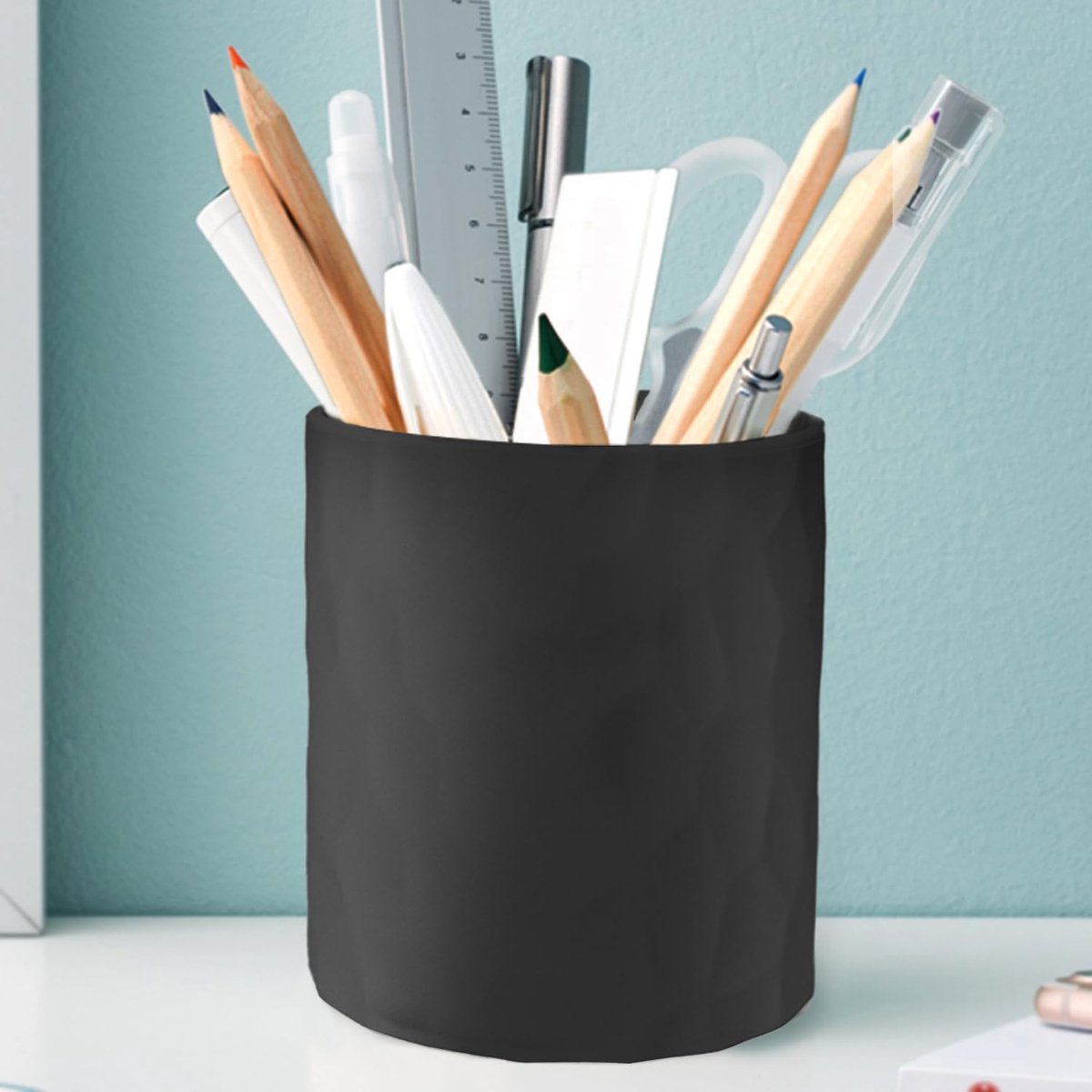 Kyduu Schrijfwaren Pennenhouder bureau, Pen houder, pennendoos, Waterdichte siliconen pennenhouder voor Bureau, Make - ShopVlot