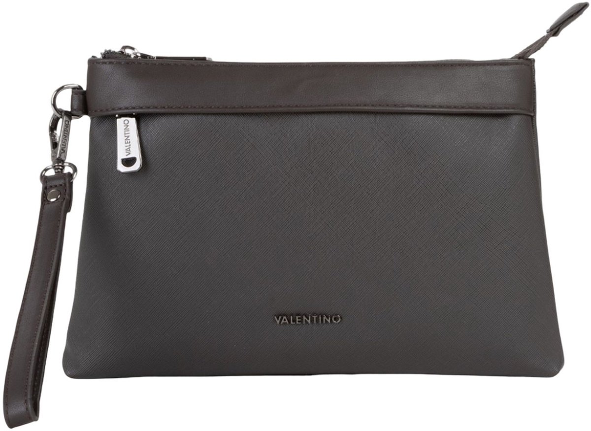 VALENTINO toilettas Karo Soft Cosmetic Case Moro donkerbruin