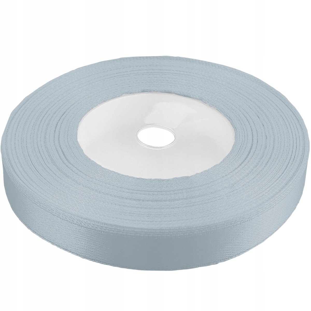 Zilverkleurige Satine Lint - 12mm Breed, 32m Lang