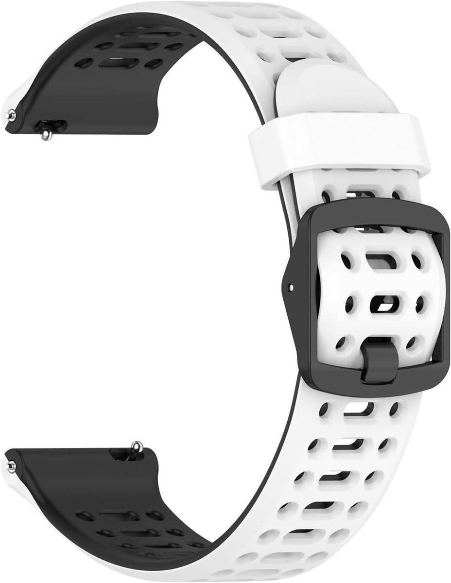 20mm 22mm Silicone Strap Compatible With Coros Pace 4/3/2/APEX 2/2 PRO/APEX 42mm 46mm/PRO, Quick Release Two Tone - ShopVlot