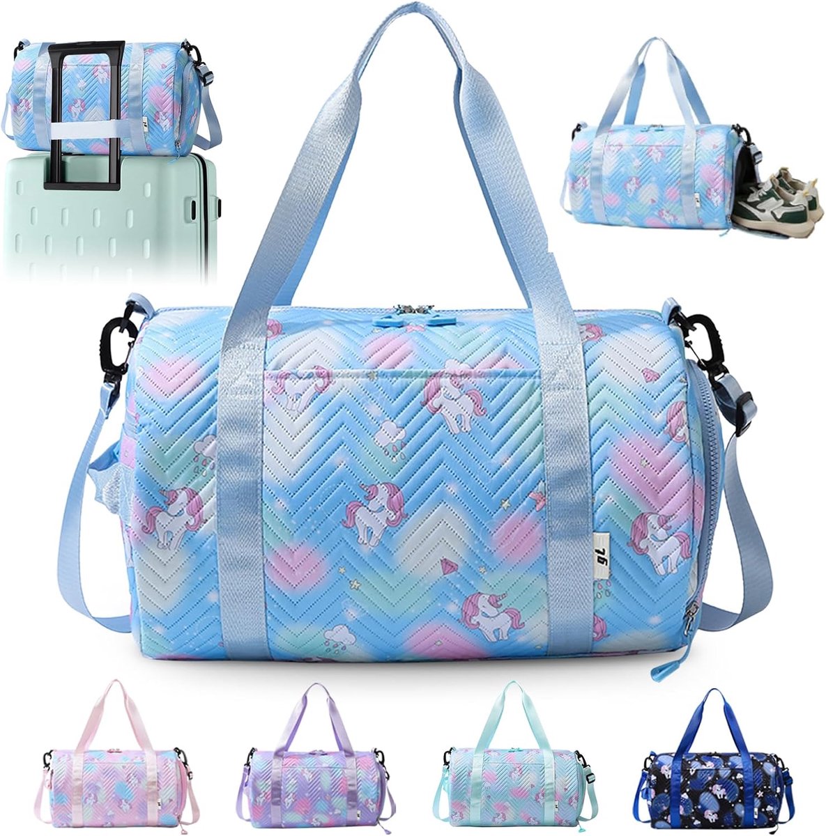 Sports Bag, Unicorn Yoga Bag, Small Sports Bag, Training Bag, Unisex - ShopVlot