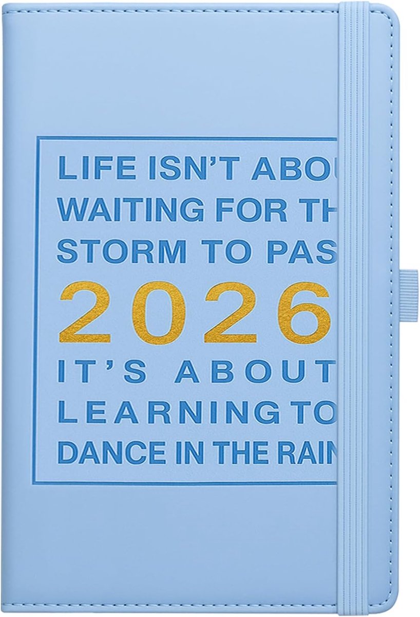 KAIYAYA Weekly Planner 2026 A5 School Calendar 2026 with Weekly Overview and Monthly Overview, PU, Pocket Size with - ShopVlot
