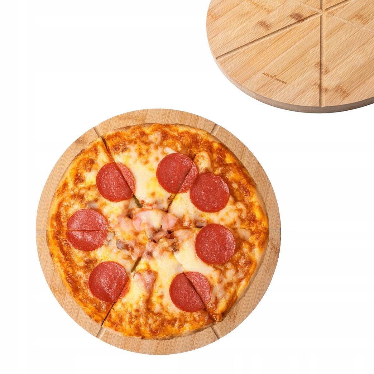 Altom Design Bamboe Pizzaplank Rond 33 cm