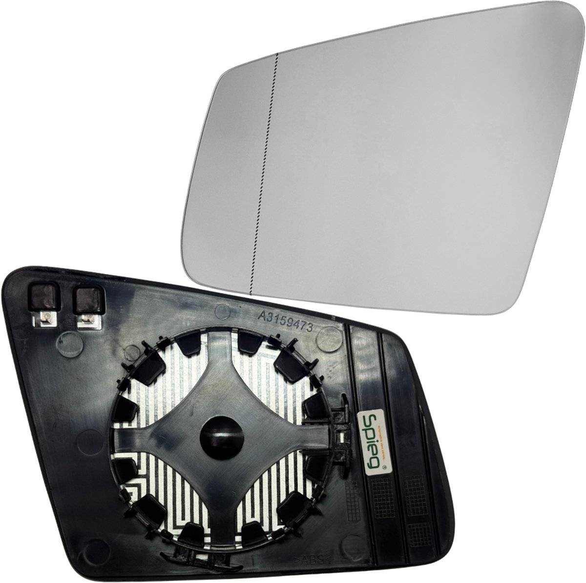 BILMAX Linker Buitenspiegelglas Vervanging voor Mercedes-Benz A-Klasse (W176), B-Klasse (W242, W246), C-Klasse (W204), E-Klasse (W212) & S-Klasse (W221), Verwarmd (Bestuurderszijde)