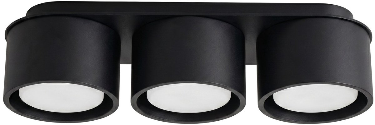Sollux Lighting Plafondlamp MODO - Gx53 - zwart - aluminium - 32.4x10.4x8.2cm