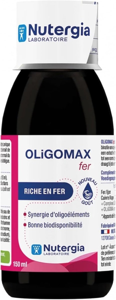 Nutergia Oligomax IJzer 150 ml - ShopVlot