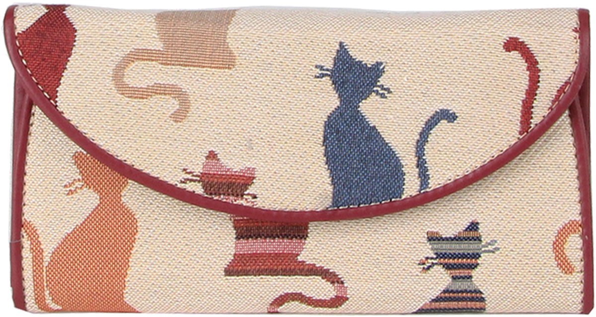 Portemonnee - envelop - Goeblinstof - Cheeky Cat - Kat - Katten