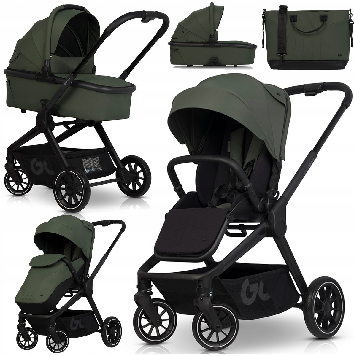 EasyGo REVA 2-in-1 Kinderwagen: Lichtgewicht, Wendbaar & Compleet