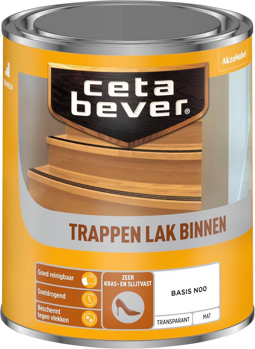Trapverf Transparant Mat - Wenge (2018) - 750 ML - Kras- en stootvast - Geschikt voor hard- en zachthout - ShopVlot
