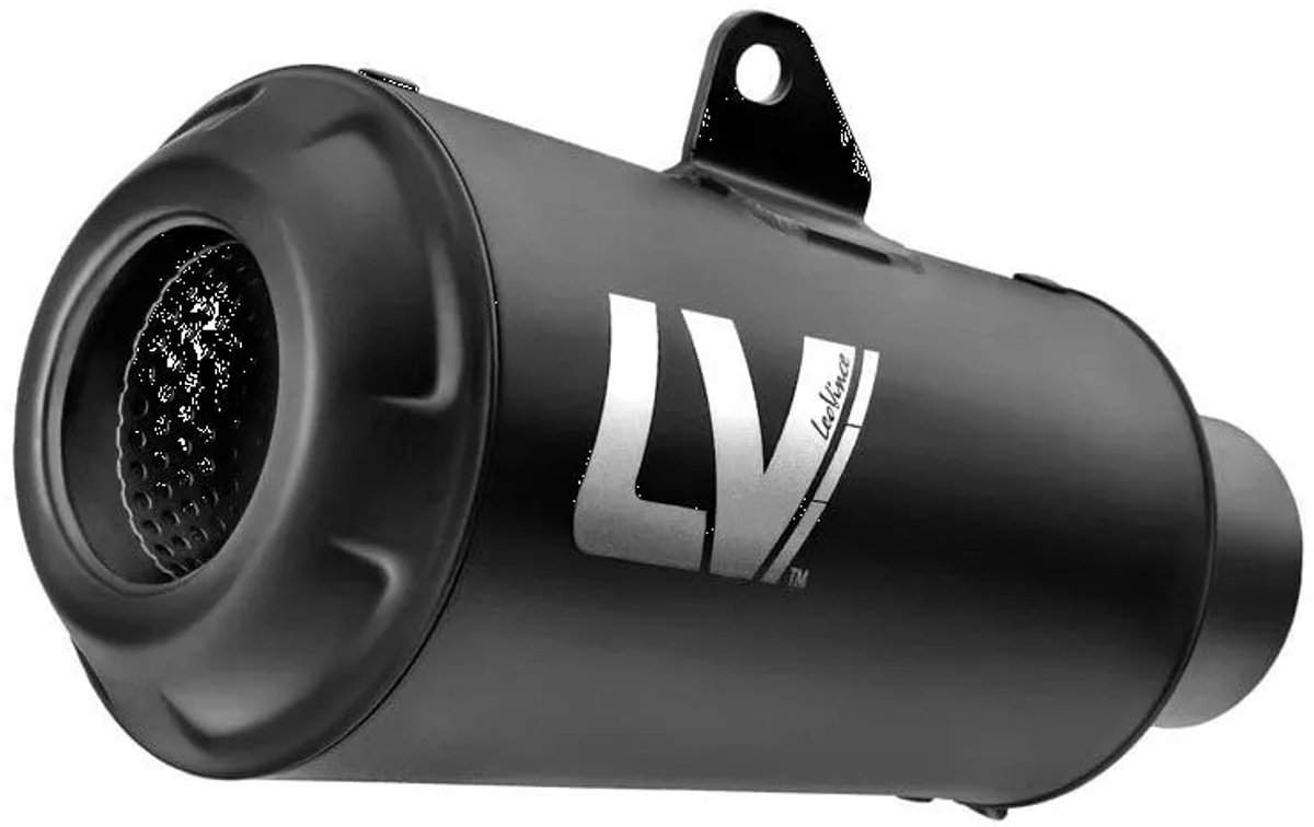 Leovince Lv-10 Full Black Kawasaki Z 900 Abs 25-26 Gehomologeerde Uitlaatdemper Zilver Homologated