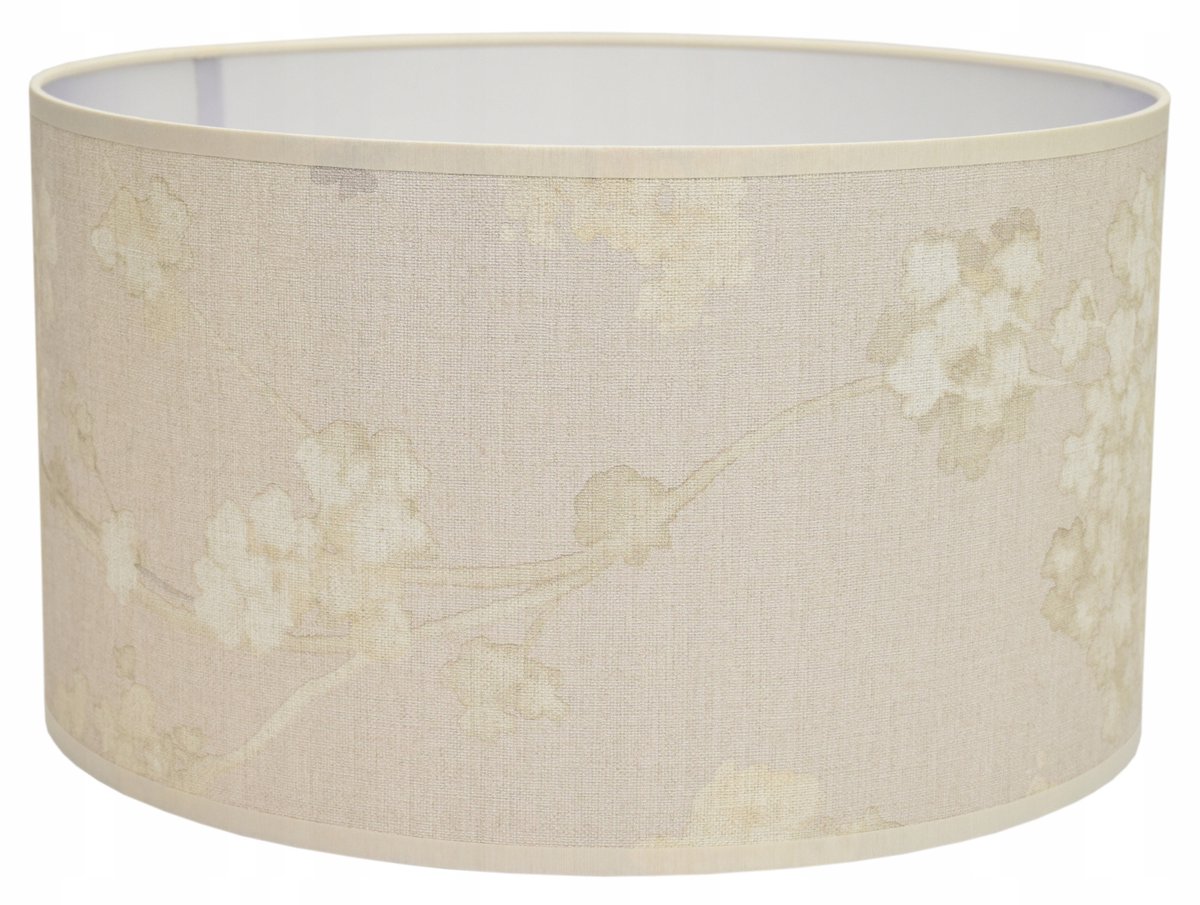 Beige Lampenkap Bloemendecor - Ø35cm - E27/E14
