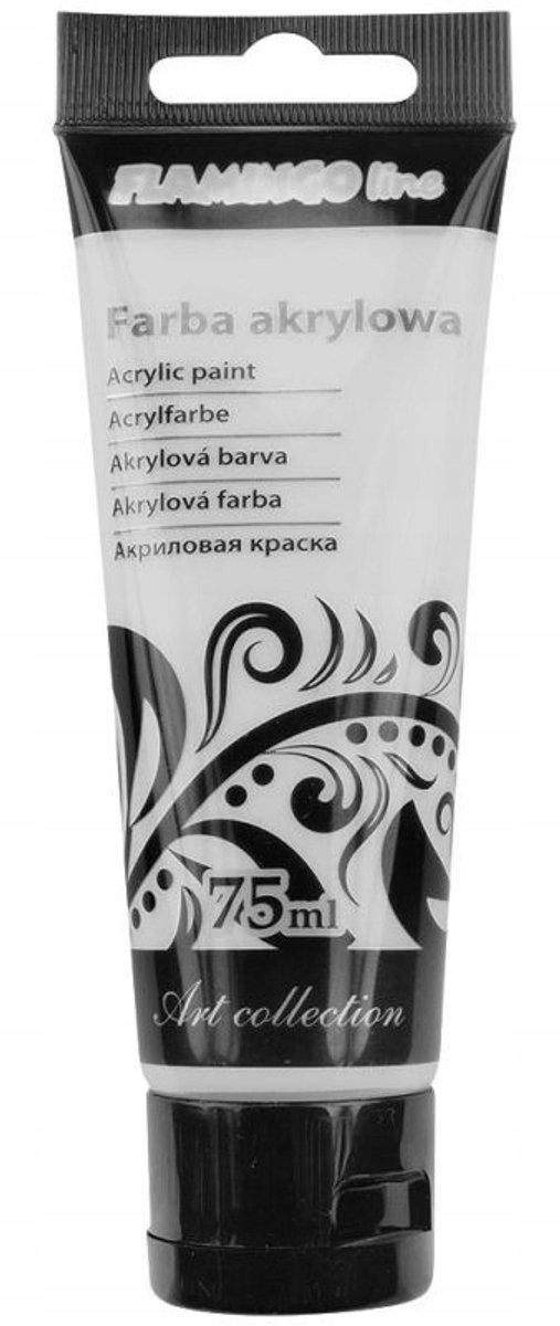 Titanum Acrylverf Zilver 75ml - Hoge Kwaliteit voor Kunst & Hobby