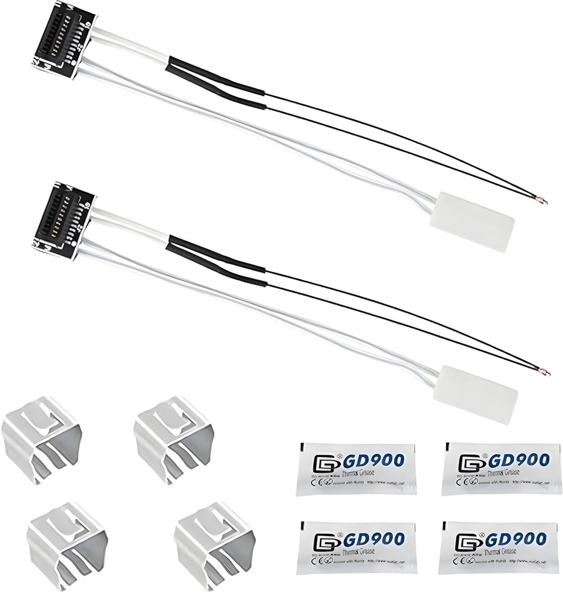 Begonia 2pcs 3D Printer Accessories P1P/P1S, 24V 48W Ceramic Heating Thermistor for Bambolab P1P P1S, Temperature - ShopVlot