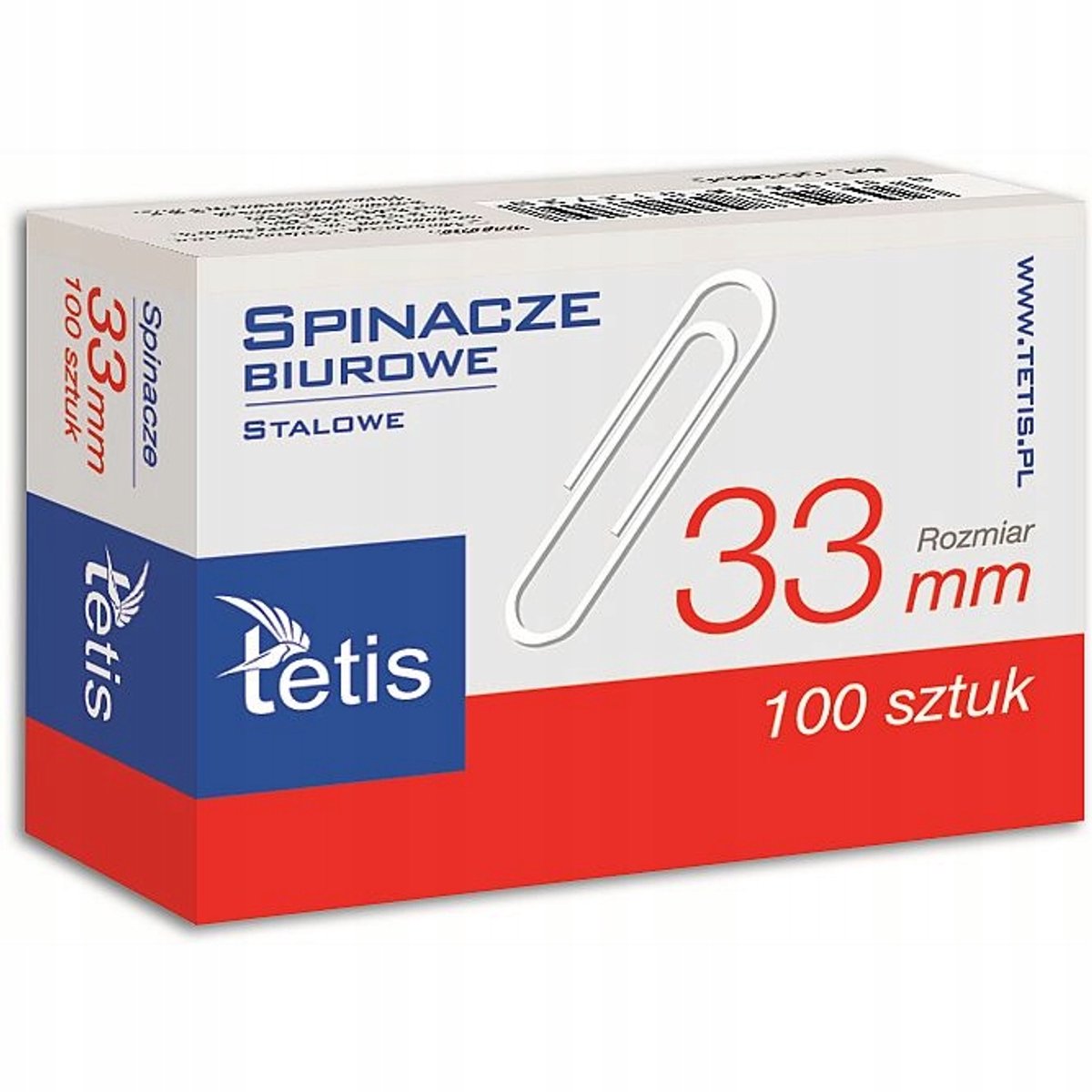 Tetis Kantoormachines 33mm Kantoormachines 100 stuks