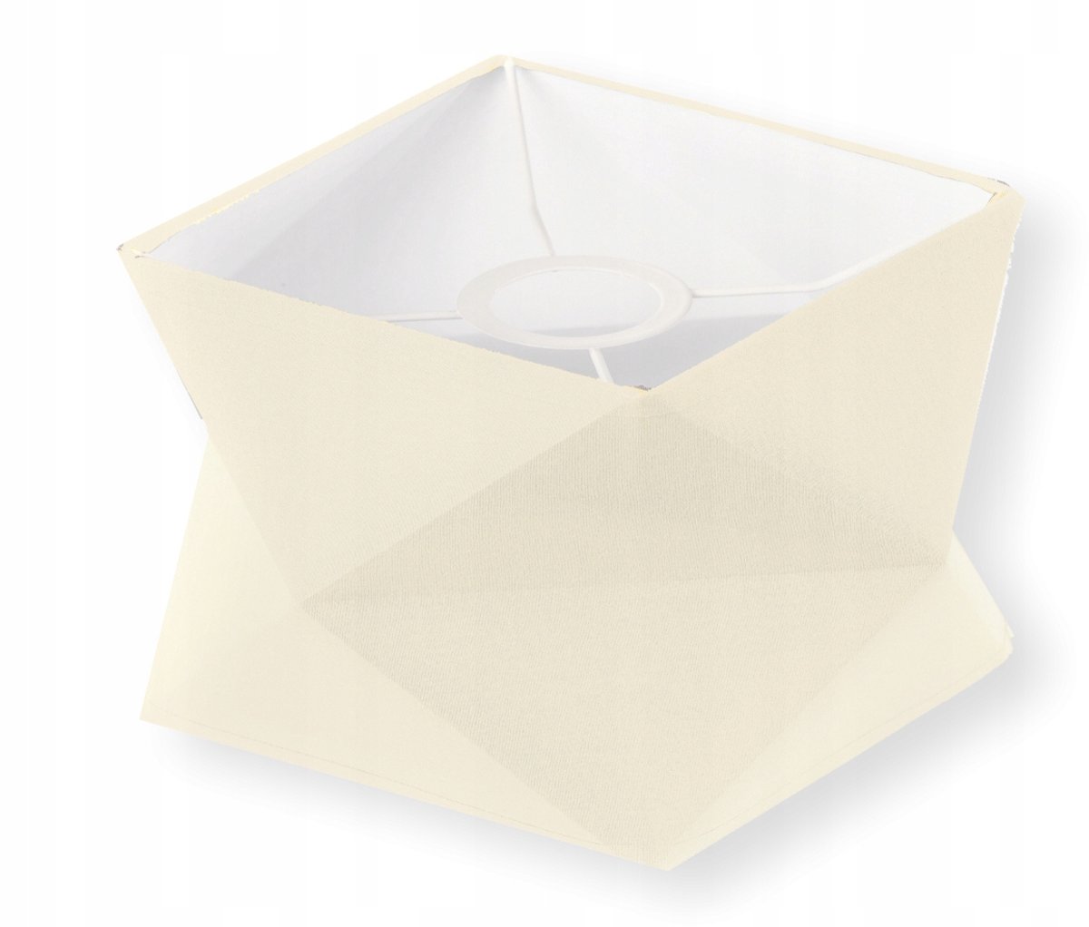 Grote Lampenkap Diamant Stijl - Beige/Ecru - E27