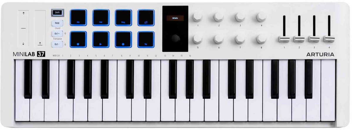 Arturia MiniLab 37 White mk3 37-toetsen MIDI Controller