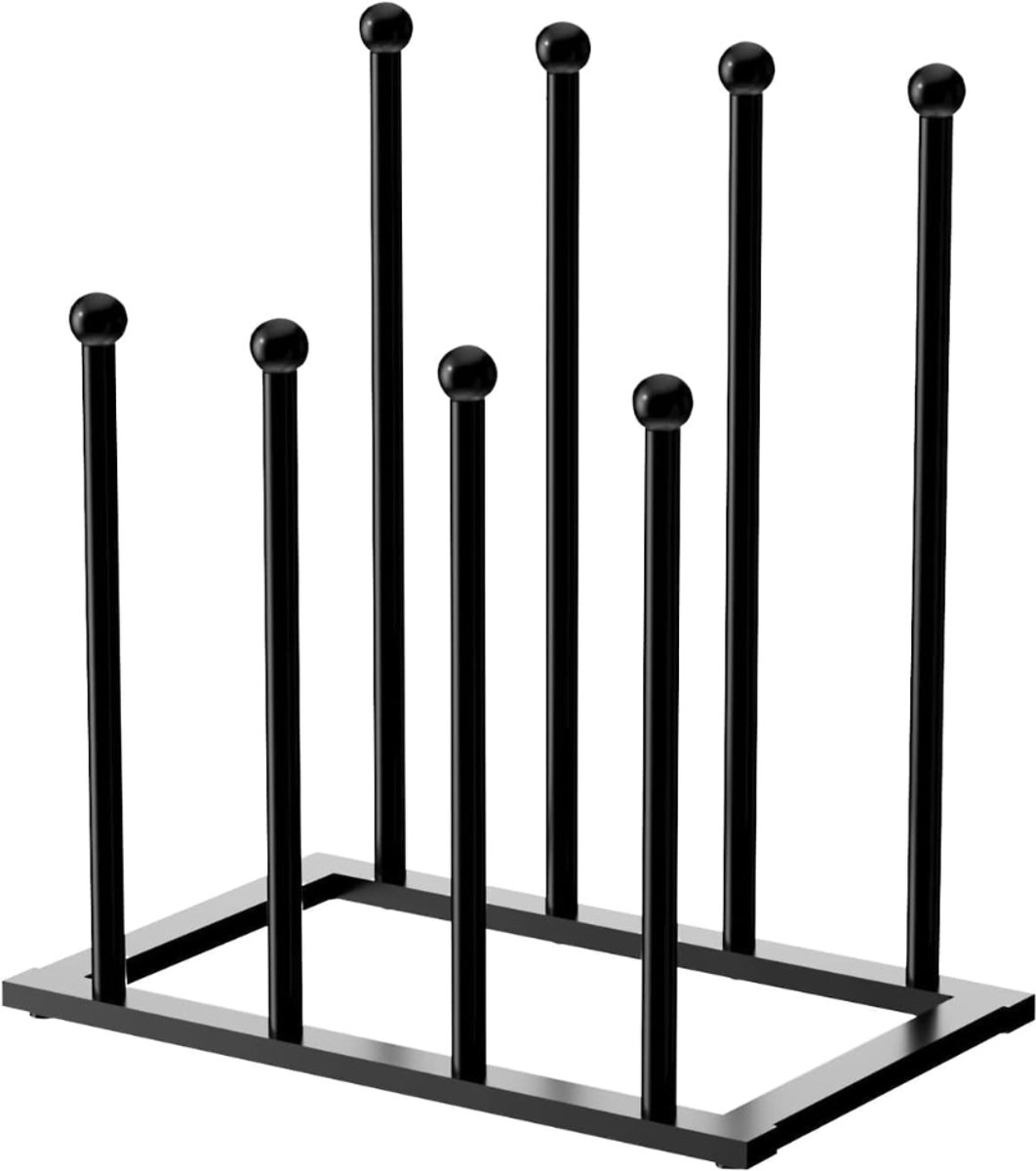 DYVNS® Laarzenrek - Schoenenrek voor buiten - Laarzen Houder - 4 Paar - Metaal - Zwart