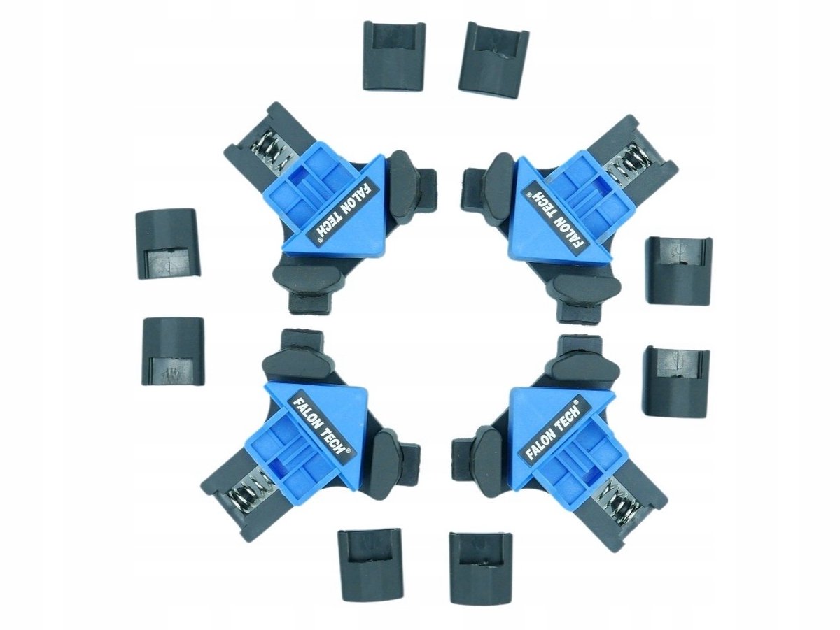Merkloze Hoeklijmklemmen 90° - Set van 4