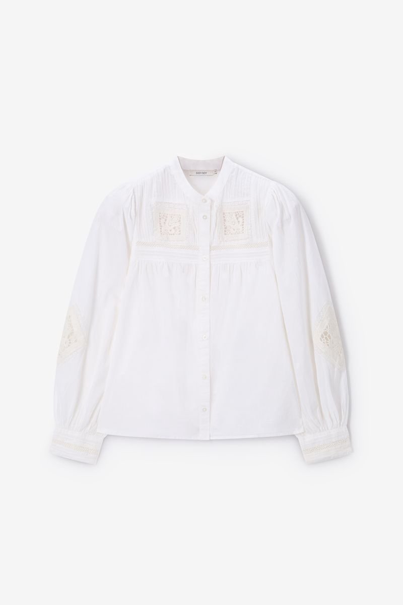 Sissy-Boy - Witte blouse met embroidery
