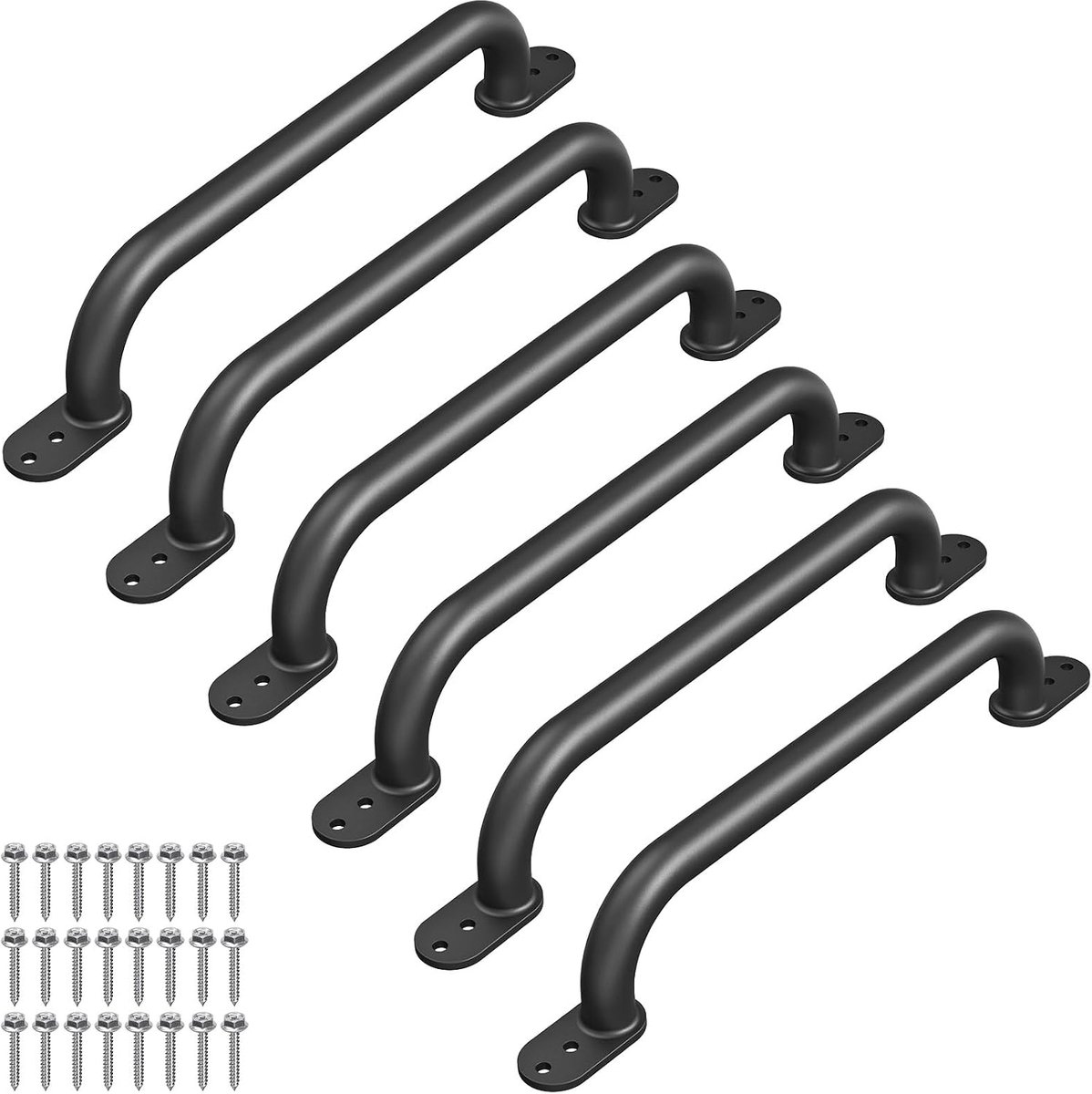 Dolibest Grab Rail Black, 43 cm Children's Climbing Handle, 6 Disabled Persons, Seniors, Safety Handle, Play Tower - ShopVlot