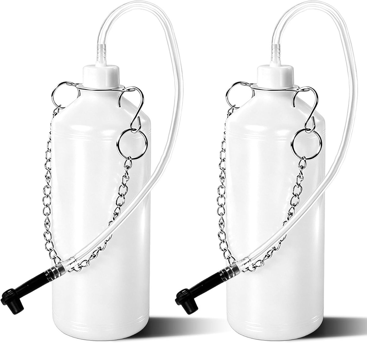 Remvloeistofreservoir 2 x 1 liter - hoogwaardige kunststof - lekvrije rubberen adapter - veilig gebruik - ShopVlot